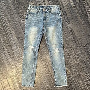 Imperial Star Faded Blue Ripped Jeans